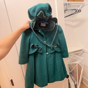 Rothschild Vintage Girls Coat with Hat
